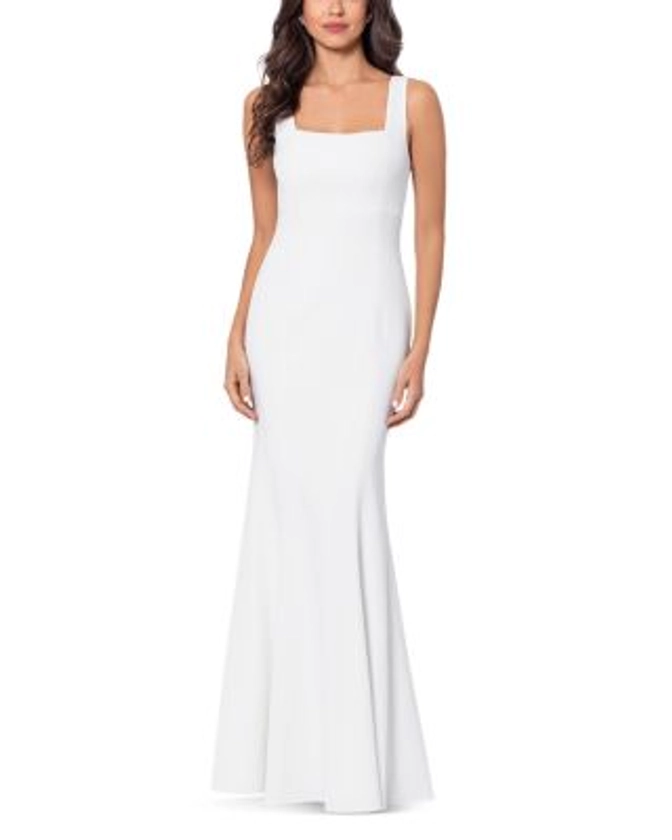 Square Neck Mermaid Gown - Exclusive