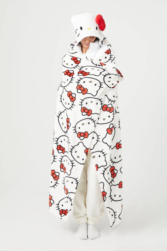 Hello Kitty Hooded Blanket | Forever 21