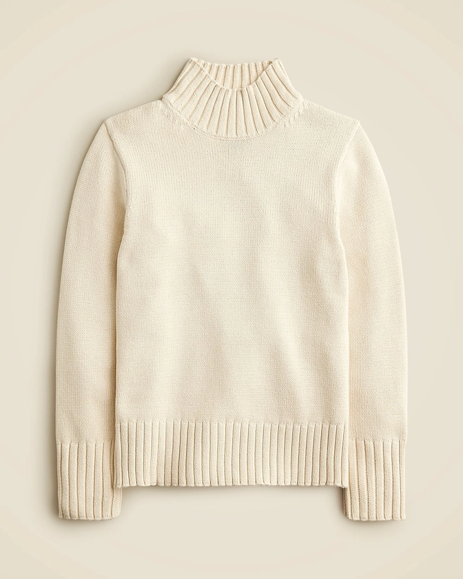 Cotton turtleneck sweater