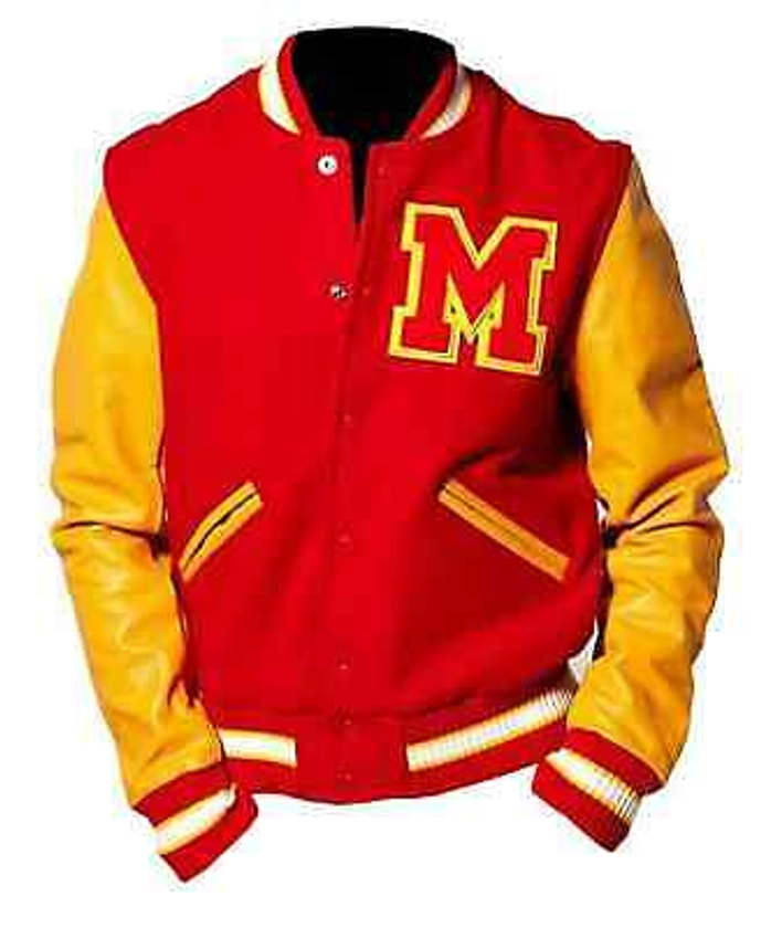 MJ MICHAEL JACKSON THRILLER JACKET M LOGO LETTERMAN VARSITY WINTER BOMBER JACKET | eBay