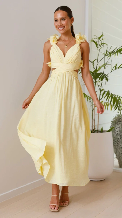 Galilhai Maxi Dress - Yellow - Buy Women's Dresses - Billy J