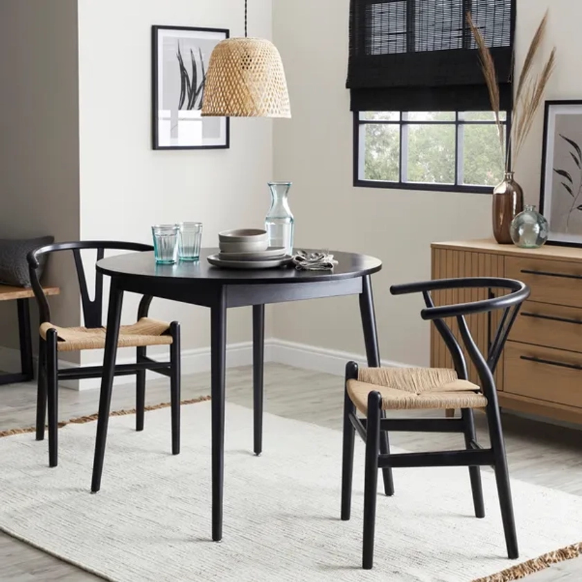 Leo 2 Seater Round Dining Table