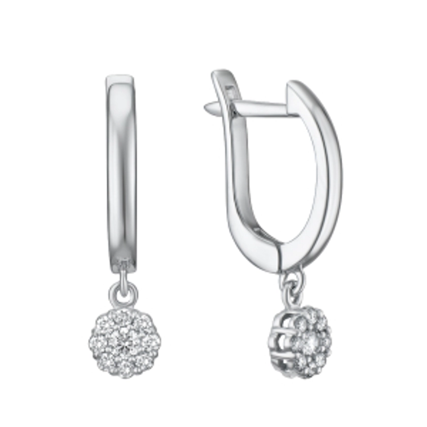 White gold earrings. Vendor code: 210851820201