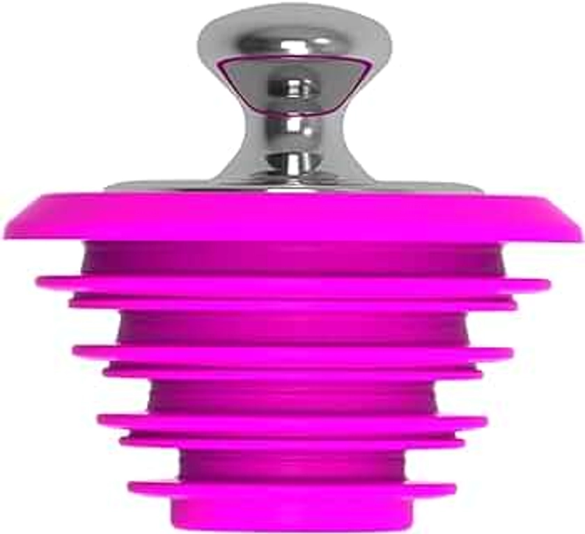 XAJOON Tub Stopper, Washbasin Stopper，Bathtub Plug, Silicone Bathtub Stopper (Pink，Patented Product)