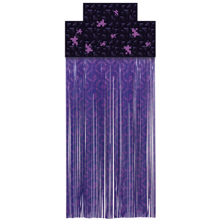 Minecraft Birthday Fringe Door Curtain, 5.25ft x 2.5ft - Walmart.com