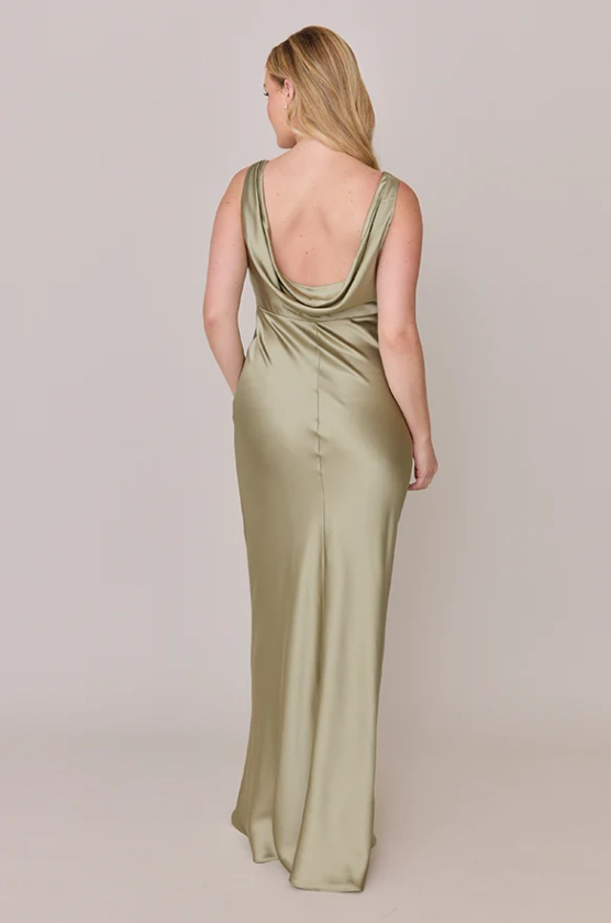 Audrey Satin Dress