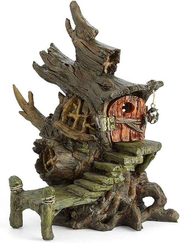 Mystic Fiddlehead Fairy Garden Home Marsh Swamp Shack