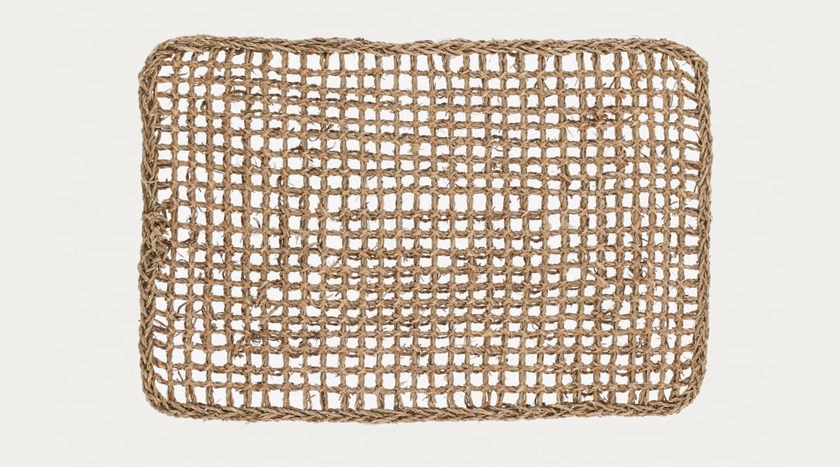 Paillasson d'entrée Yariela fibres naturelles 60 x 40 cm | Kave Home®