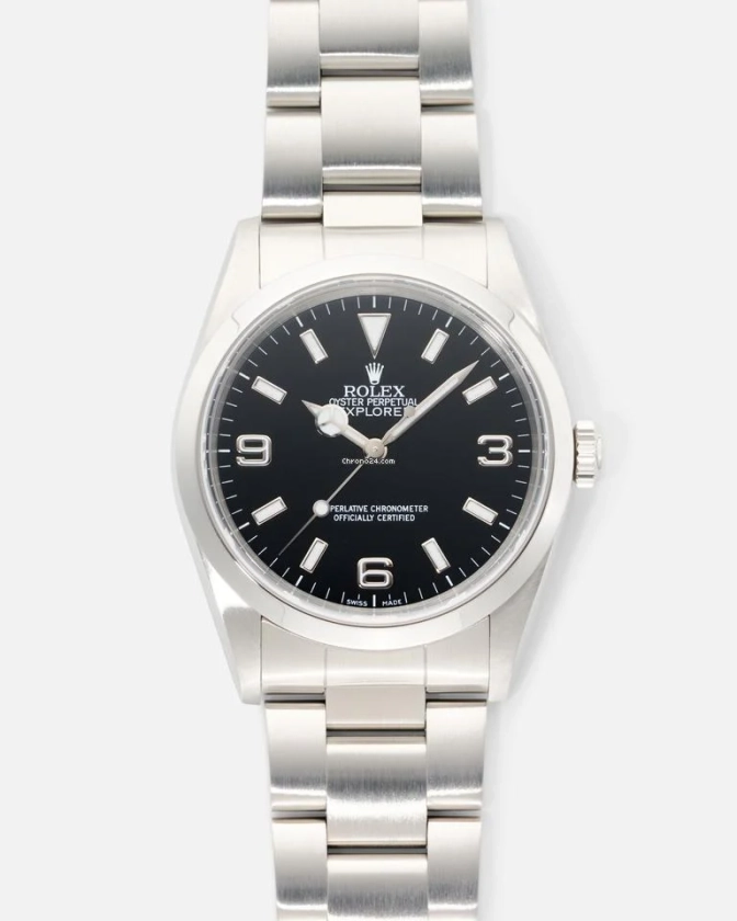 Rolex Explorer I 14270 2000 Box and Papers for £5,400 for sale from a Trusted Seller on Chrono24