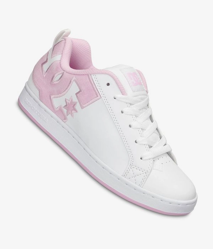2022 Unique Design Shop DC Court Graffik Shoes women (white pink multi) delivery to United States free