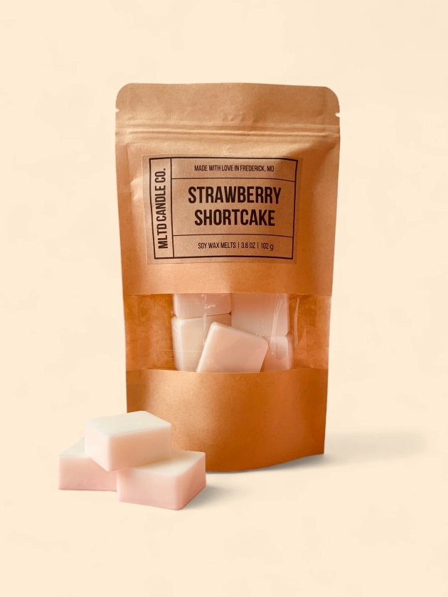 Strawberry Shortcake Soy Wax Melts