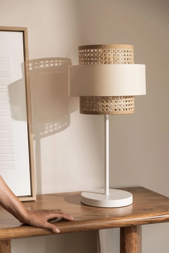 Lampe en Rotin Satu