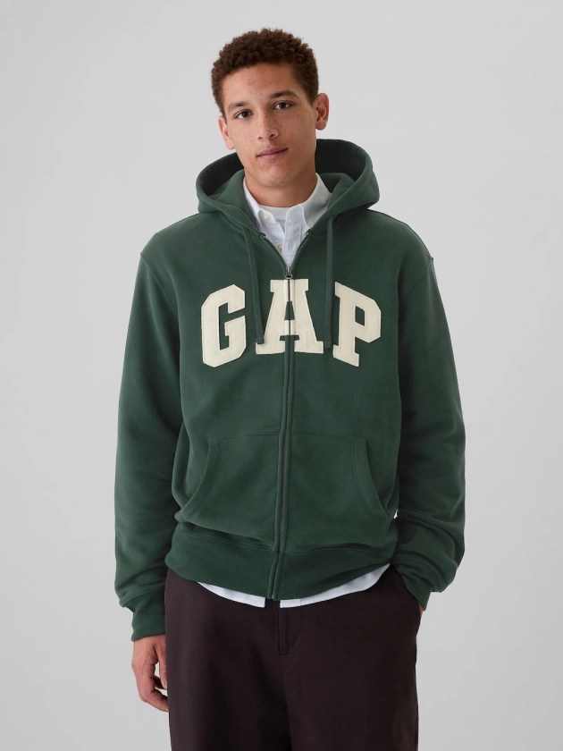 Vintage Soft Arch Logo Full-Zip Hoodie