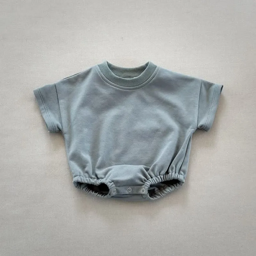 Baby Loose Solid Color Comfort Bodysuit