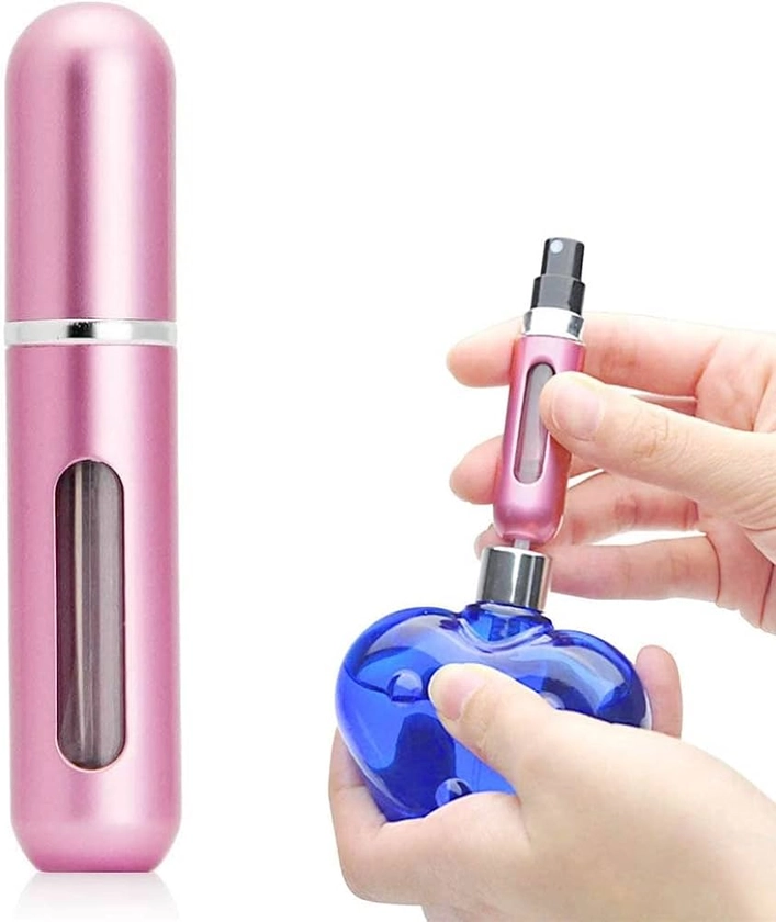 selcouth yyds 5ML Perfume Atomiser,Perfume Refillable Bottle Portable for Travel Business Trip Outdoor Activities(Pink) : Amazon.co.uk: Beauty