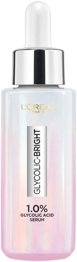 L'Oreal Paris Brightening Serum, 1% Glycolic Acid, 2% Niacinamide Serum, Visibly Minimizes Spots, Reveals Even Skin Tone, Glycolic Bright Skin, 15ml : Amazon.in: Beauty