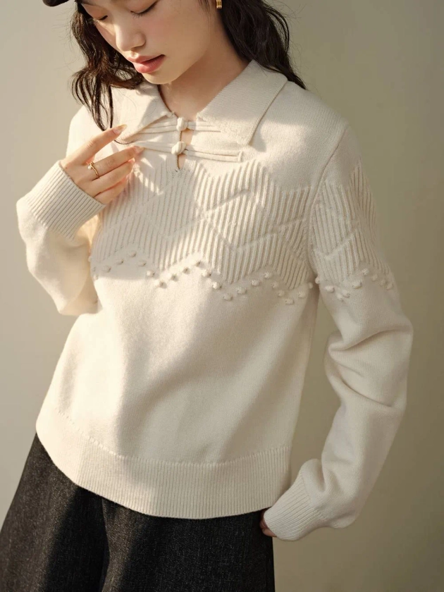 Collar Knit Sweater