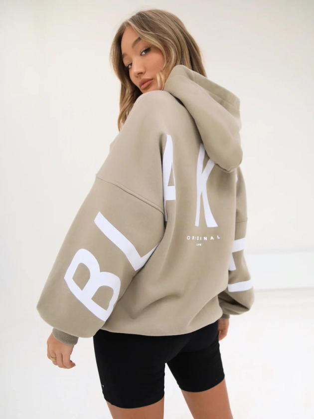 Buy Blakely Beige Isabel Oversized Hoodie | Free delivery on orders over £70