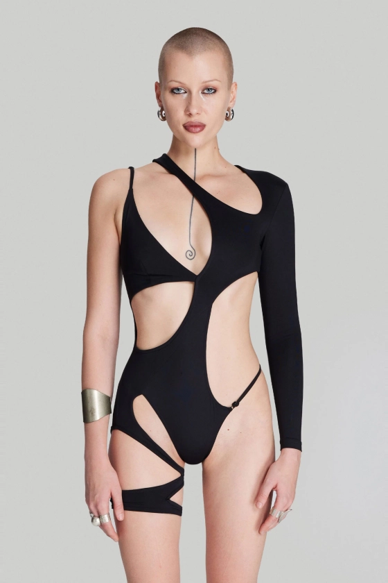Trinity Bodysuit - Black – Iamnotbasic