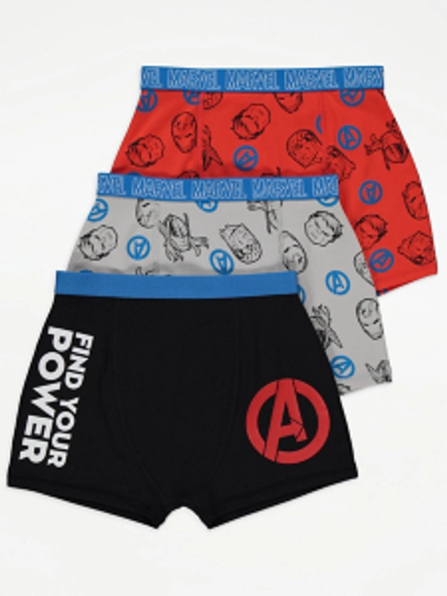 Marvel Avengers Trunks 3 Pack