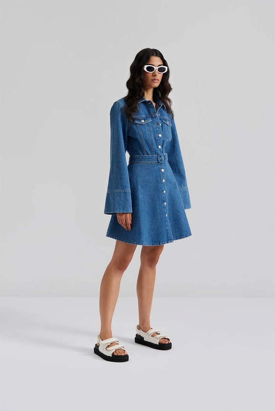 Kate mini dress - Blue Wash - MINI DRESSES | Malina