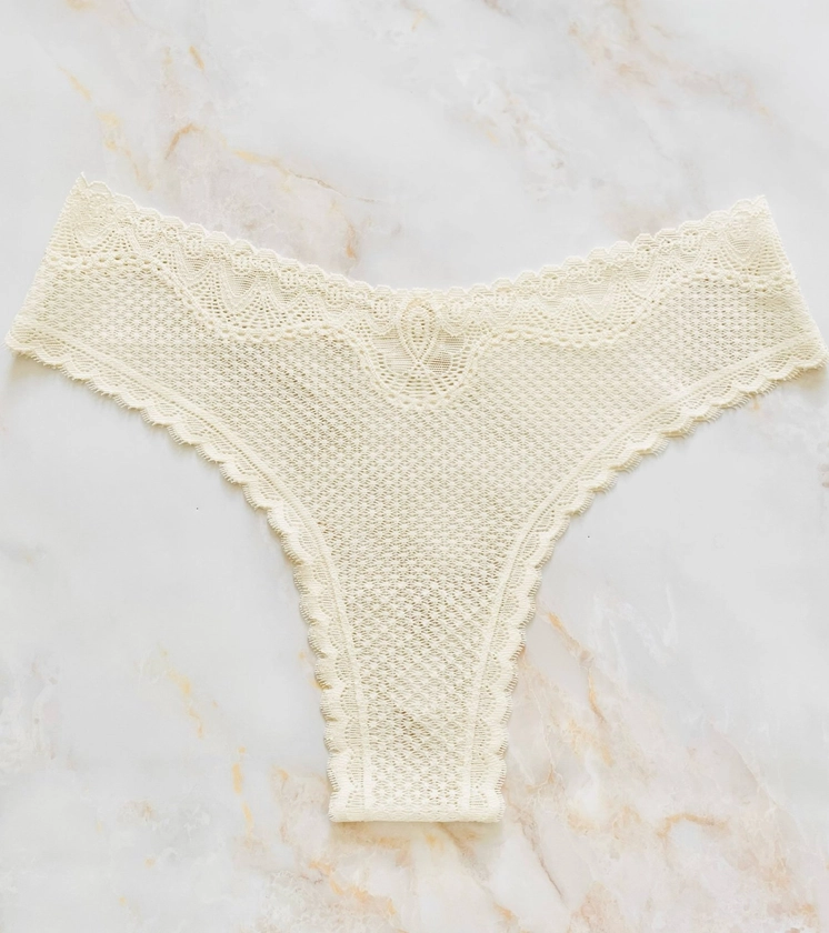 Ivory Lace Pantie NEW! — Ginger & Peach