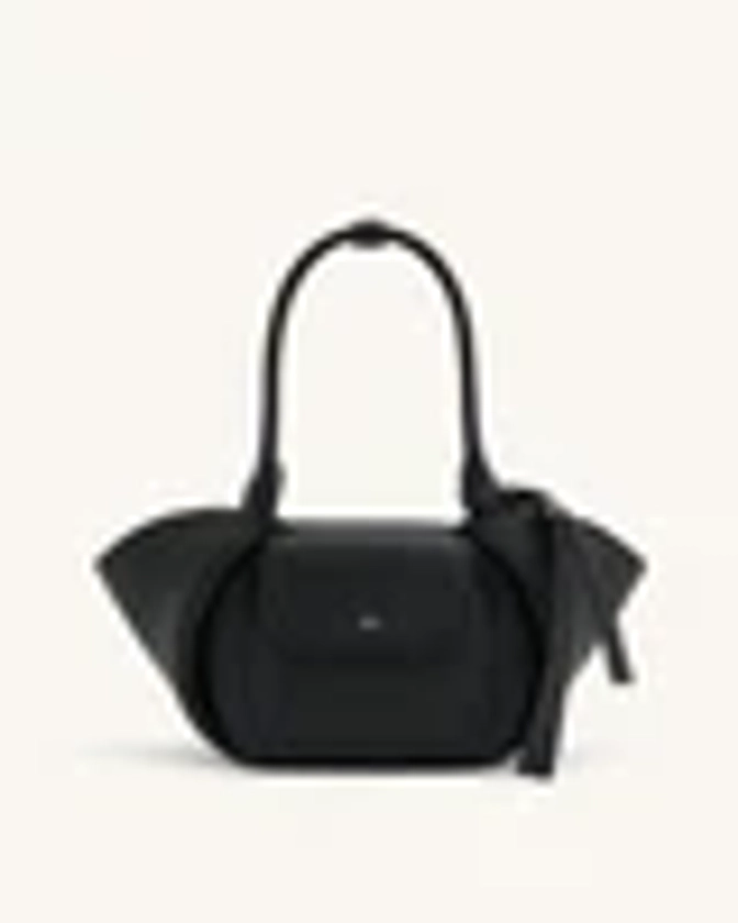 Zoey Pockets Shoulder Bag - Black