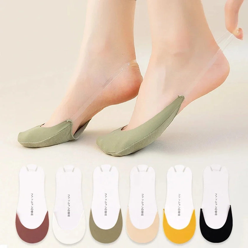 Soft Cotton Slippers Female High Heels Socks - myinteriorlookshop
