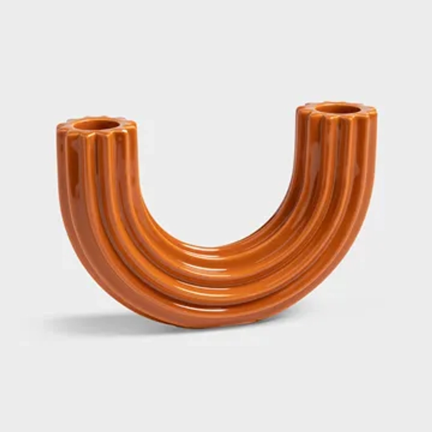 Candle holder churros terra | &Klevering