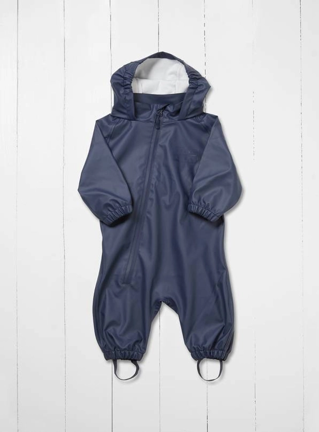 GRASS & AIR Little Kids Navy Puddlesuit 12 - 18 months