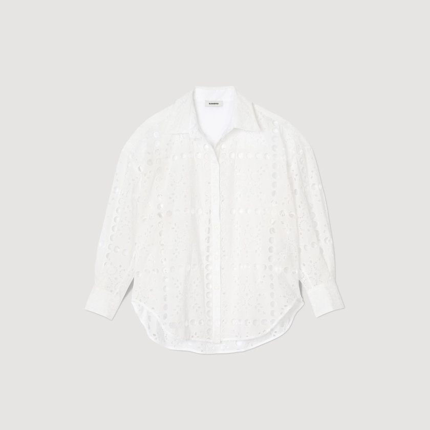 Chemise en broderie anglaise | Sandro FR