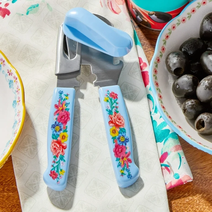 The Pioneer Woman Brilliant Blooms Stainless Steel Can Opener