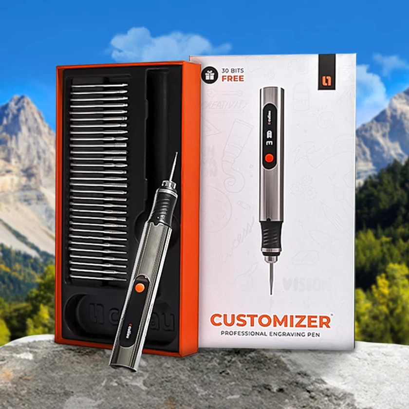 ➤ Customizer™ Professional Engraving Pen ✔️ 30 bits FREE