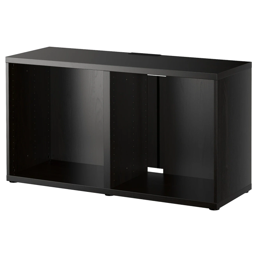 BESTÅ TV unit, black-brown, 471/4x153/4x251/4" - IKEA