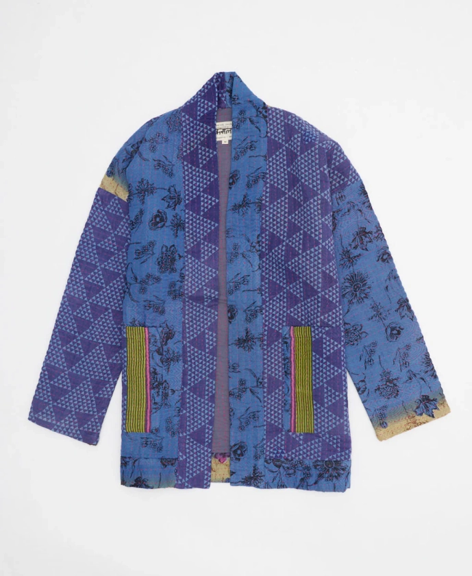 Kantha Quilted Jacket: No. 240613 | Sustainable Apparel