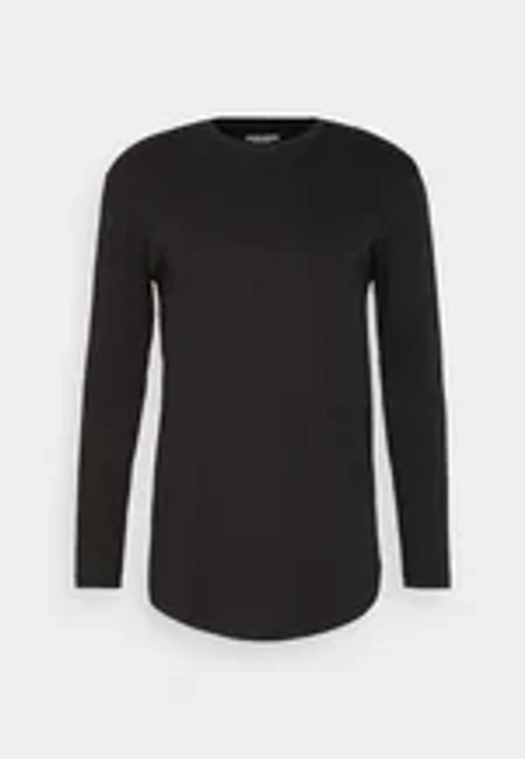 Jack & Jones JJENOA TEE O NECK - T-shirt à manches longues - black/noir - ZALANDO.FR