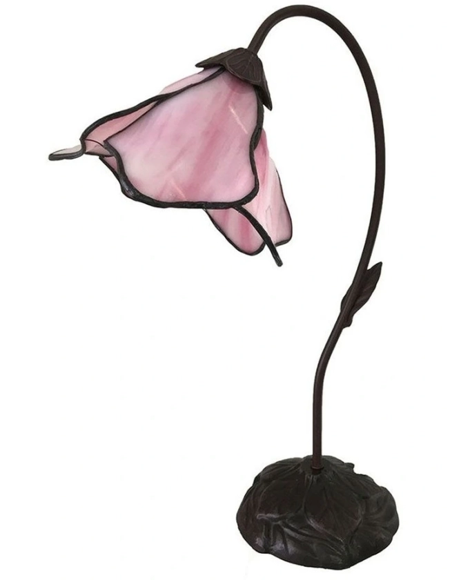 Single Lotus Lamp Pink