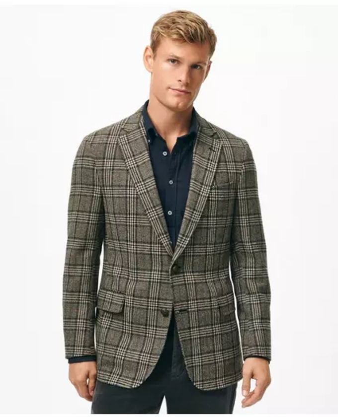 Classic Fit Wool 1818 Sport Coat in Plaid Tweed