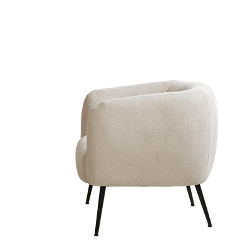 DAVI blanc cassé H 71 x Larg. 71 x P 75 cm | CASA