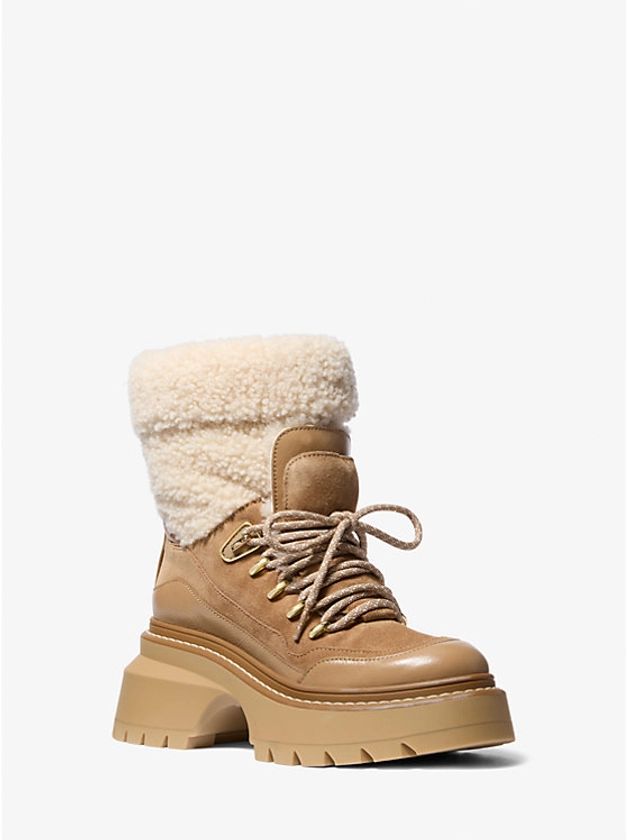 Shiloh Mixed-Media Boot | Michael Kors