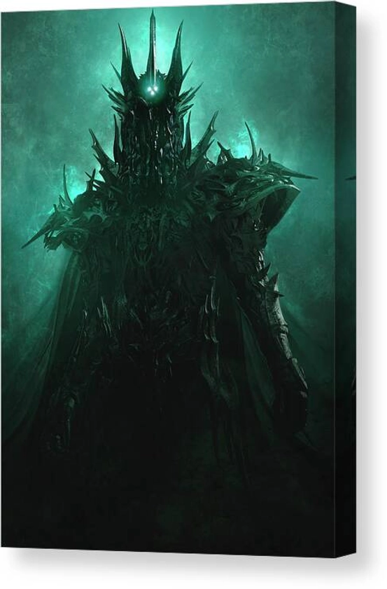 Dark Lord Morgoth 3 Canvas Print