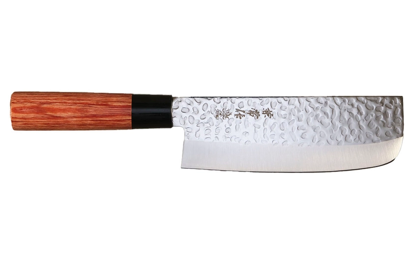 Couteau japonais Kane Tsune Hammered - Couteau nakiri 16,5 cm