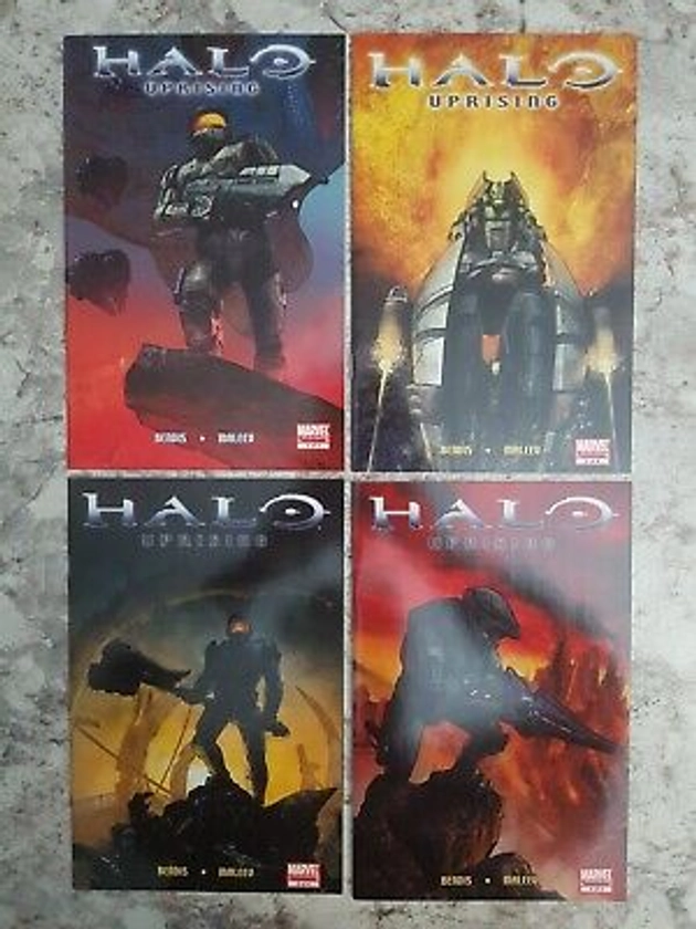 Halo Uprising #1-4 Full Complete Set 1st Print NM Bendis Marvel Comics | eBay