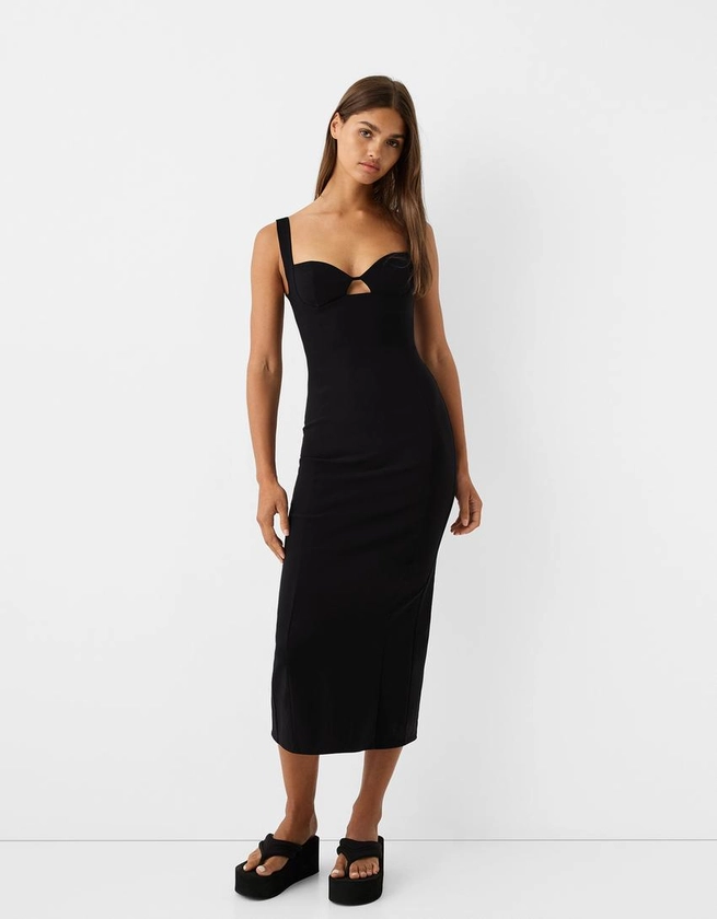 Robe midi bengaline - Femme