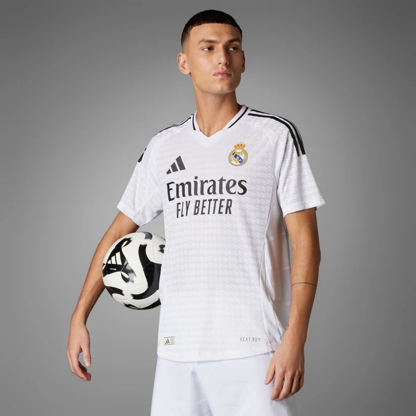 adidas Real Madrid 24/25 Home Authentic Jersey - White | Men's Soccer | adidas US
