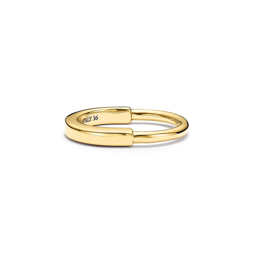 Tiffany Lock Ring in Yellow Gold | Tiffany & Co.