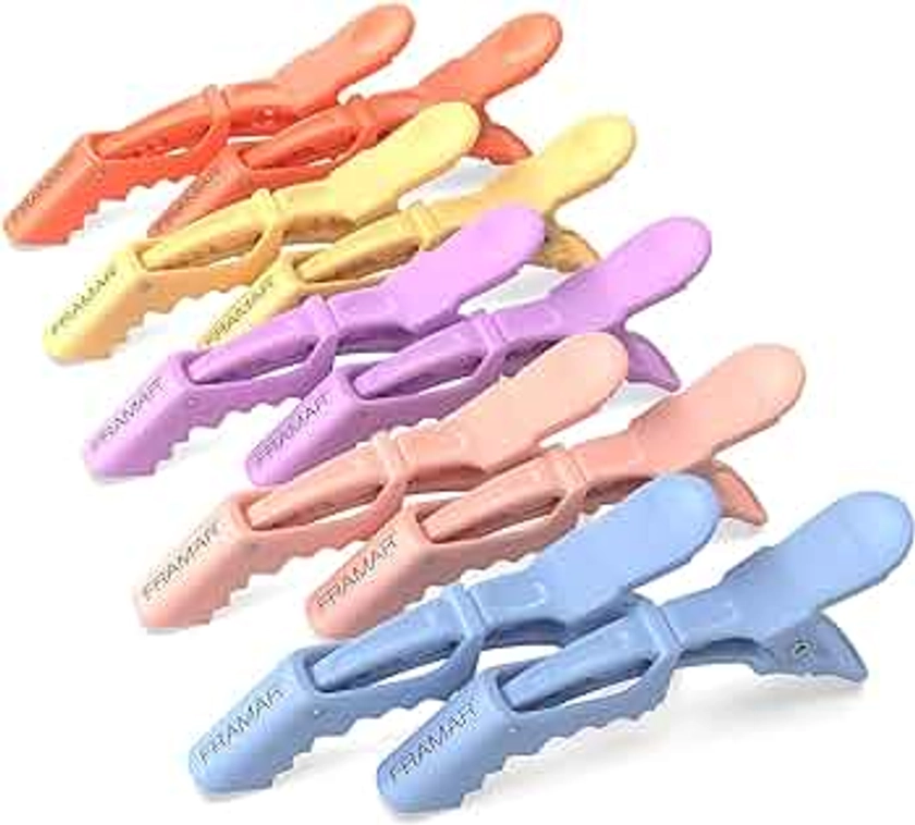 Pastel Alligator Hair Clips 10 Pack – Professional Alligator Clips For Hair, Hair Clips For Styling, Hair Styling Clips, Aligator Clips, Salon Hair Clips, Plastic Hair Clips