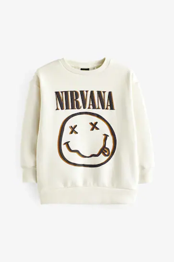 Ecru Cream Nirvana Crew Neck Sweatshirt (3mths-8yrs)