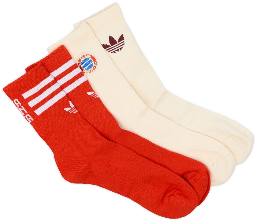 2024-25 Bayern Munich adidas Crew Socks (Pack of Two)