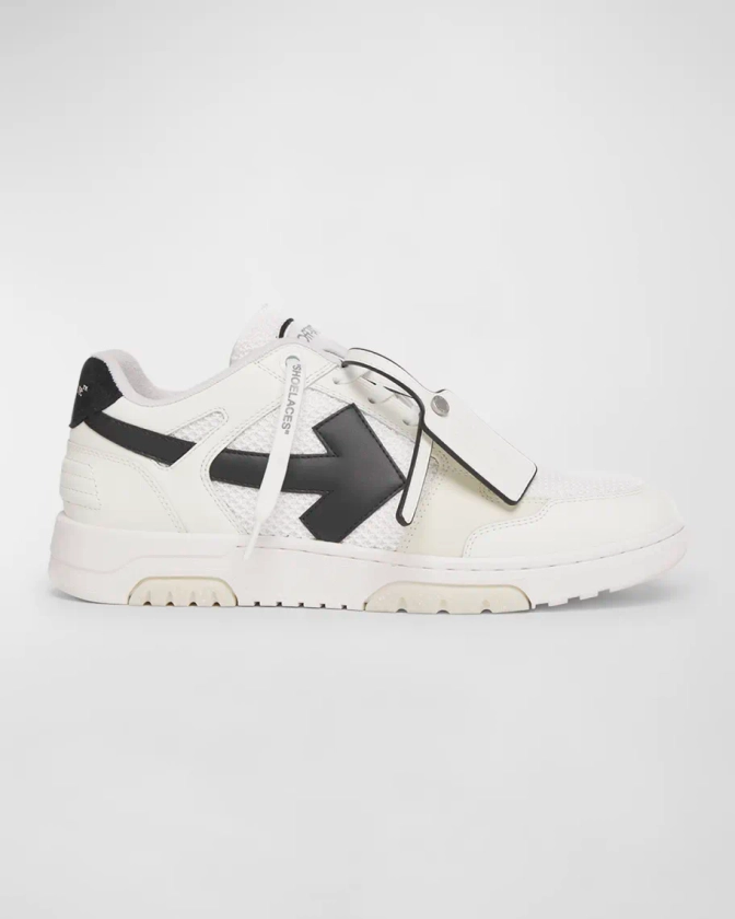 Off-White Men's Slim Out Of Office Bicolor Sneakers